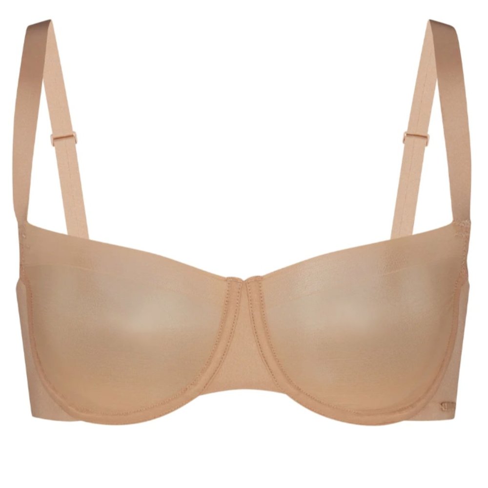 NWT SKIMS No Show Molded Unlined Balconette Clay 36DDD